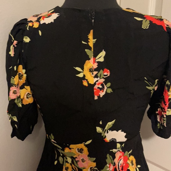 Free People Neon Garden Mini Dress size 8 - Picture 12 of 14